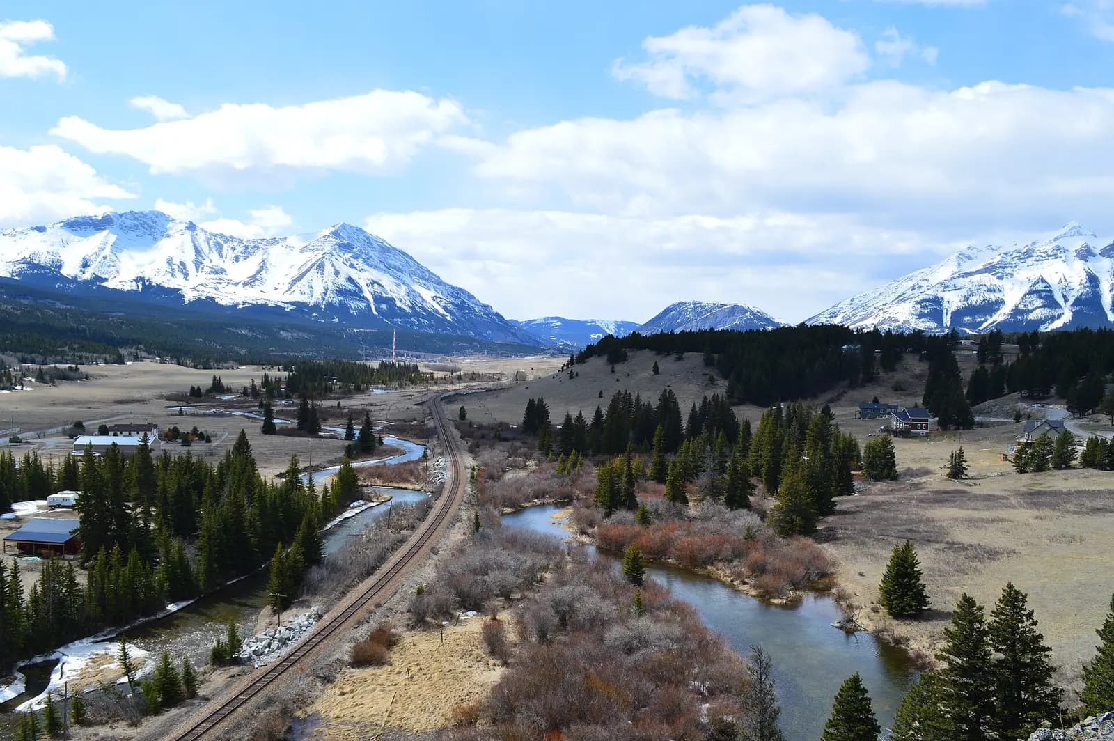The Crowsnest River west of Coleman, Alberta.