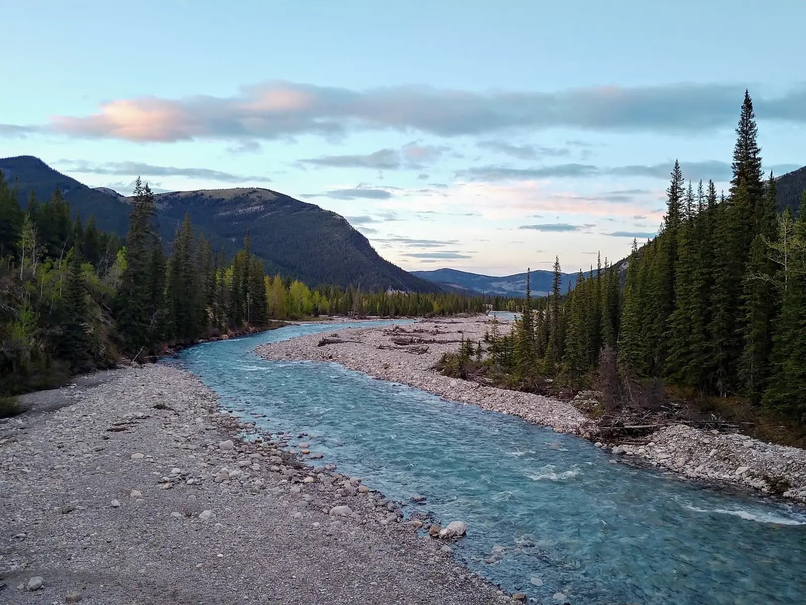 Little Elbow River in Bragg Creek